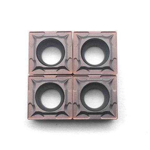 Four SCMT09T304 FT1125 carbide inserts for Indexable Lathe Turning Tool Holder Kit with 45 Degree Chamfer for CNC Lathe