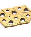 10 Pcs TCMT32.51 And TCMT16T304 Carbide Inserts For External Turning Pro Grade For Steel And Stainless Steel Parts