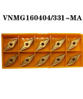 20 Pack VNMG331 MA And VNMG160404 MA Carbide Inserts for Machining Steel in MTJNR L Turning Holder, 33 Degree Tools