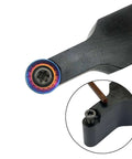 Five Eighths Inch And Three Quarters Inch Lathe Turning Holders Set With Round Carbide Inserts RPMT08T2 RPMT10T3 WNMG432 detail view