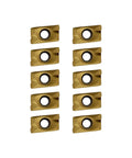 Carbide Milling Inserts With PVD Coating For Tough Steel Work, CVD Coated Milling Inserts For BAP400R Tool Holders, 20 pieces