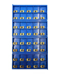 40 Piece APMT1135PDER Pro Grade Tin Coated Carbide Milling Inserts Set in blue tray, ideal for BAP300R holders