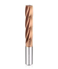 Carbide Reamer 1 To 20mm Spiral Straight Flute H7 Chucking Hardened Steel Cutter For CNC Milling And Machining, front view