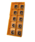 10 Pack Carbide Turning Inserts For Lathe Turning Tool Holder CCMT32.52 CCMT09T308 CCMT32.51 CCMT09T304 PVD Coated For Steel and Cast Iron