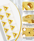 Premium Carbide Turning Inserts for Steel and Stainless by Zorqon, 10 Pack TCMT32.52 and TCMT16T308, shown in packaging