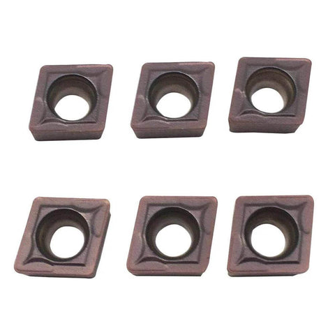 10 Pack Carbide Turning Inserts For Lathe Turning Tool Holder CCMT32.52 CCMT09T308 CCMT32.51 CCMT09T304 PVD Coated