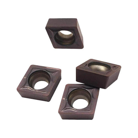 10 Pack Carbide Turning Inserts For Lathe Turning Tool Holder CCMT32.52 CCMT09T308 CCMT32.51 CCMT09T304 PVD Coated