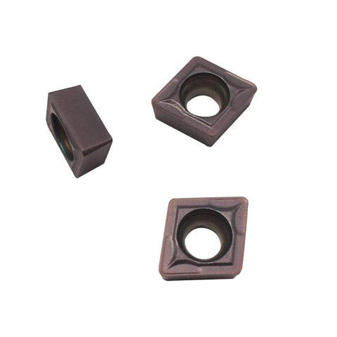 10 Pack Carbide Turning Inserts For Lathe Turning Tool Holder CCMT32.52 CCMT09T308 CCMT32.51 CCMT09T304 PVD Coated
