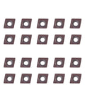 Carbide Turning Inserts Set Of 20 CCMT21.51 CCMT060204 Multilayer Coated for steel and stainless steel machining