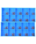 Carbide Turning Inserts Set Of 20 CCMT21.51 CCMT060204 Multilayer Coated, in blue storage case, for CNC lathe tools