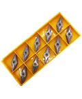 Pro Grade 10pc Set Carbide Turning Inserts VNMG331 VNMG160404 For MVJNR MVJNL MVVNN Tool Holders Ideal For Machining
