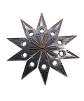 Pro Grade 10pc Set Carbide Turning Inserts VNMG331 VNMG160404 for MVJNR MVJNL MVVNN Tool Holders arranged in a star shape.