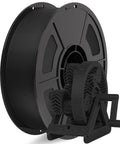 Carbon Fiber PETG Filament for 3D Printing 1.75mm Matte Black 1kg PETG-CF spool with printed gears and prototype part