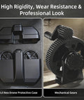 Carbon Fiber PETG Filament for 3D Printing 1.75mm Matte Black 1kg PETG-CF used in DJI drone case and mechanical gears