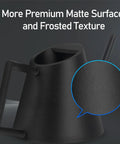 Carbon Fiber PETG Filament for 3D Printing 1.75mm Matte Black showing premium matte surface texture