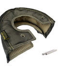 Premium T4 Turbo Blanket Heat Shield Cover Wrap with Locking Springs, carbon fiber design for T4 turbochargers