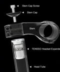Carbon Fork Headset Expander Plug For Road MTB BMX And Gravel Bikes 28.6mm Universal Fit No Brainer Non Marring Preload Spreader