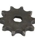 10 Tooth Sprocket For General Chain Gear And Motor Gear In Speed Reduction Systems Crafted From Premium Carbon Steel Lightweight