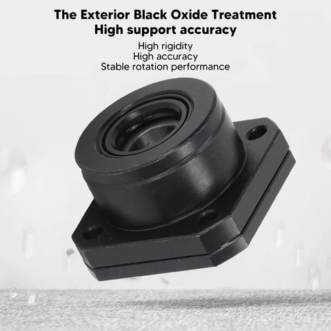 Ball Screw End Support Bearing Block Carbon Steel 12mm Inner Diameter For SFU1604 SFU1605 SFU1610 Ball Screws Support.