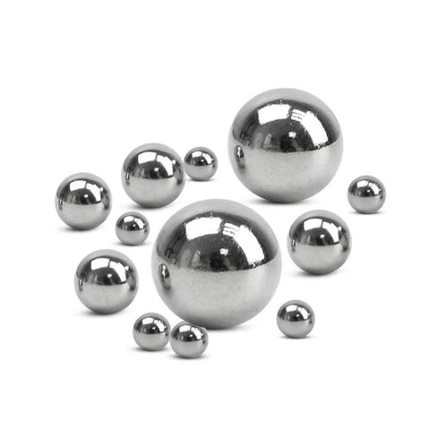 Carbon Steel Bearing Balls,Precision Balls in 9–20mm sizes; solid steel spheres for industrial use, various sizes visible