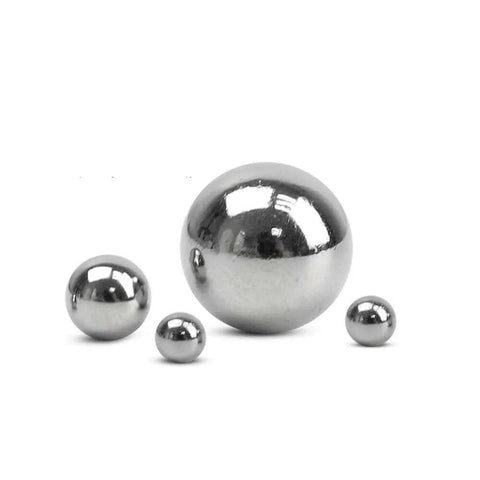 Carbon Steel Bearing Balls, Precision Balls for 9-20mm applications, showcasing solid steel spheres in various sizes.