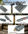 12 Pcs 4 Inch BBQ Smoker Bullet Weld On Bullet Hinges Heavy Duty Weldable Barrel Hinges Detachable with rust-resistant coating and zerk fitting.