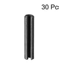 Dowel Pin Set One Point Seven Millimeter By Eight Millimeter Carbon Steel Split Spring Roll Shelf Support Pins Black Thirty Pieces Durable