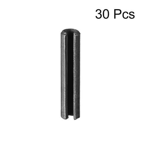 Dowel Pin Set One Point Seven Millimeter By Eight Millimeter Carbon Steel Split Spring Roll Shelf Support Pins Black Thirty Pieces Durable