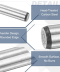2 Pack Carbon Steel Dowel Pins One Sixteenth Inch Diameter Five Eighth Inch Length with smooth finish and chamfer design