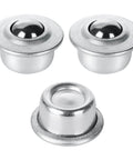 20 Pcs 5/8 Inch Roller Drop In Ball Transfer Bearings Carbon Steel Round Ball Units for Conveyors Roller Stands and Transmission Systems