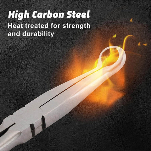 Three Piece Beefy Hose Gripper Pliers Set Spark Plug Pliers Five Sixteenth Inch One Half Inch And Three Quarter Inch Hose Grippers Carbon Steel