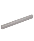 60Mm By 5Mm By 5Mm Carbon Steel Straight Key Stock Keystock Gray shown in close-up view, ideal for loose fit in keyways and sturdy machinery use.