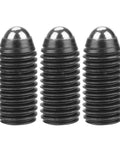 Three ball spring plungers from Ten Piece M12X1.75 Socket Ball Spring Plungers Set With Hex Set Screws For Clamps And Automatic Machines