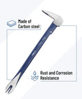 Two durable cat's paw nail pullers deliver strong leverage for removing nails, tacks, and staples from wood, flooring, and furniture