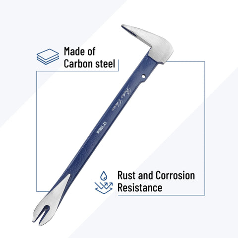 Two durable cat's paw nail pullers deliver strong leverage for removing nails, tacks, and staples from wood, flooring, and furniture