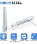 4 Pack Retractable Indexing Plunger Pins M8 Carbon Steel Spring Loaded Latch Pins for Machinery and Shipbuilding with icons for durability