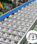 30 Pcs Roller Ball Transfer Bearings Set In Carbon Steel For Universal Casters And Conveyor Roller Stand Applications on conveyor