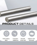 Two Pack 1018 Carbon Steel Round Rods 1 Inch Diameter 12 Inch Length Built To Last Cold Rolled Steel Bar Unpolished Finish