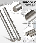 Two Pack 1018 Carbon Steel Round Rods 1 Inch Diameter 12 Inch Length Built To Last Cold Rolled Steel Bar Unpolished Finish