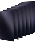 Carbon Steel Shim Stock Assortment Set, 6 Inch Wide By 12 Inch Long, Nine Thicknesses From 0.003 To 0.015 Inch Including 0.003 0.004 0.005 0.006 0.007 0.008 0.010 0.012 0.015 Low Carbon 1008 1010 Steel, Versatile Gaps And Spacers For Auto And DIY Use, shown as a stack of sheets