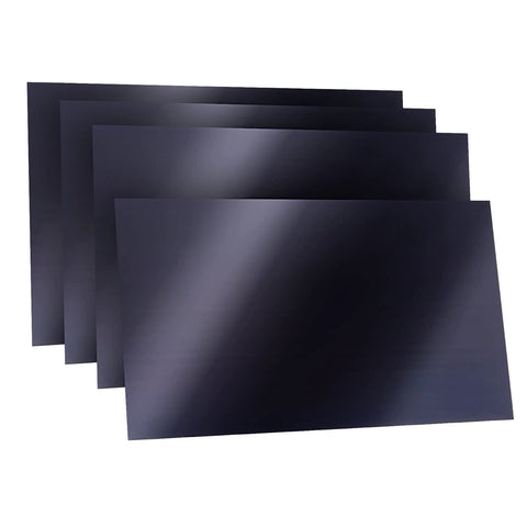 Carbon Steel Shim Stock Assortment Set, 6 Inch Wide By 12 Inch Long, Nine Thicknesses From 0.003 To 0.015 Inch Including 0.003 0.004 0.005