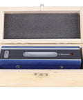 6 Inch Carbon Steel Precision Strip Level With Wooden Box 0.02 Mm Per Meter Accuracy Portable Alignment Tool