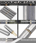 30 Pack Weld On Bullet Hinges 2-1/2 X 3/8 Inch Heavy Duty Carbon Steel with rustproof surface and detachable design