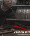 Wire Brush Set-Heavy Duty Stainless & Carbon Steel Bristles with Plastic Handle Grip in welding scene