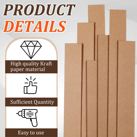 100 Cardboard Drywall Shims Wallet Shims For Butt Joints And Leveling Baseboards Flush Out Bullnose Corner Adaptors And Straighten Uneven Wall Studs Or Joists Forty Five By One And One Half By One Sixteenth Inch shown with features overview.