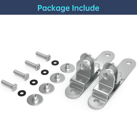 Cargo Trailer Door Hasp Keeper Bar Lock Handle For Enclosed Car Hauler Ramp Gates Cam Latch Lock With Screws Nut Weatherproof