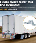 Dump Trailer Door Latch Keeper Replacement Kit Top Left Cam Bar Lock Bottom Right for Cargo Cam Bar Rear or Side Doors