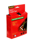 Box of 3M Scotch Outdoor Carpet Tape for Concrete, Patios, and Decks, holds strongly, weather resistant, 1.375 in x 48 ft.