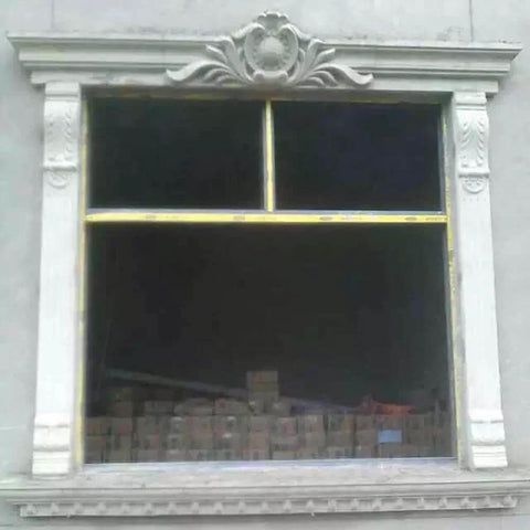 European Style Carved Window Frame Mold For Villas And Hotels GRC Concrete Decorative Mold