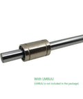 ✝️ 2PCs 8mm x 300mm (.315 x 11.81 inches) Case Hardened Chrome Plated Linear Motion Rod Shaft Guide - Metric h8 Tolerance shown with bearing